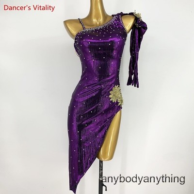 Women Latin Dance Performance Dress Competition Dress Chacha Rumba Clothing