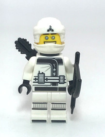 Lego Zane The Ninjago Movie With Black Quiver