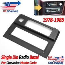 For 1978-1985 Chevrolet Chevy Monte Carlo Single Din Radio Bezel 1979 1980 1981 For 1978-1985 Chevrolet Chevy Monte Carlo Single Din Radio Bezel 1979 1980 1981