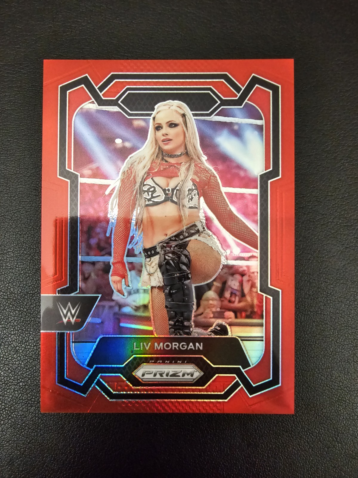 2024 Panini Prizm WWE Red Prizm /299 Liv Morgan #177