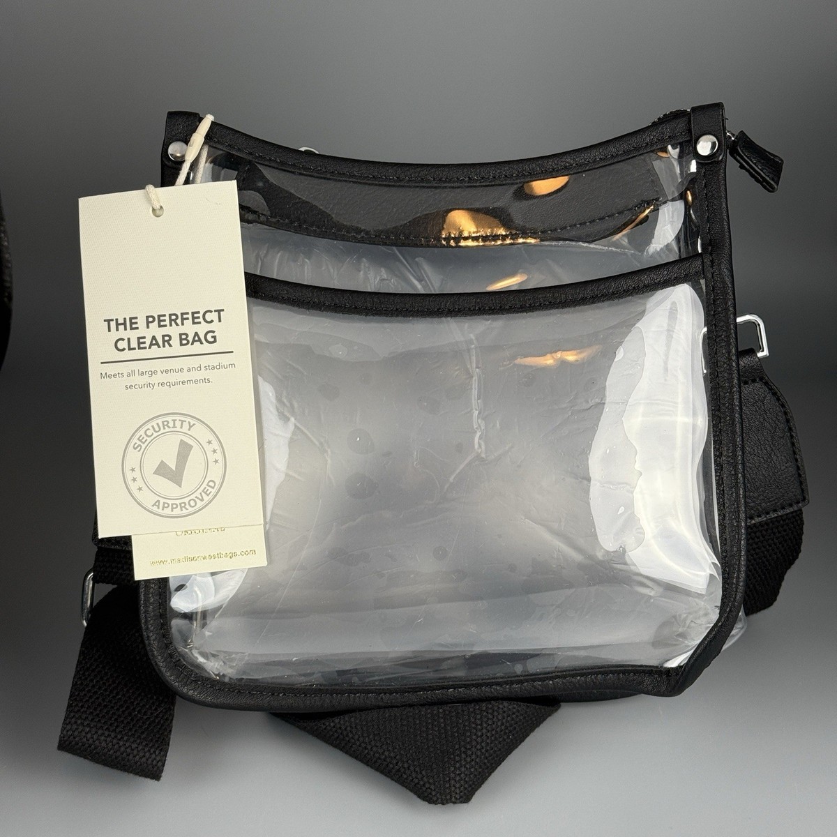 Madison West *The Perfect Clear Bag* NWT Crossbody Meets  display picture 1