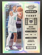 Mark Williams 2022-23 Panini Contenders Optic Rookie Ticket Silver RC #19