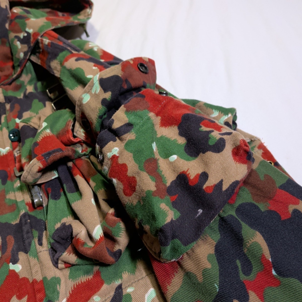 Swiss Army M70 Alpenflage Field Parka Jacket Mens EU 52 US 42