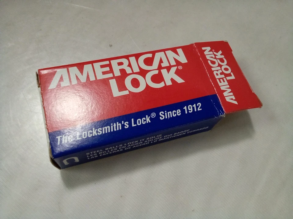 AMERICAN LOCK A41KATAG Keyed Padlock, 3/4 in,Rectangle,Gold 4EZN8 - Image 2 of 4