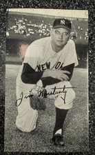 Signed Jim Konstanty Postcard, New York YANKEES