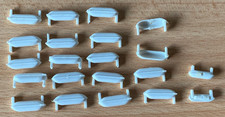 21X PLASTIC MODEL LIFEBOATS - AIRFIX STYLE - SPARES / REPAIR