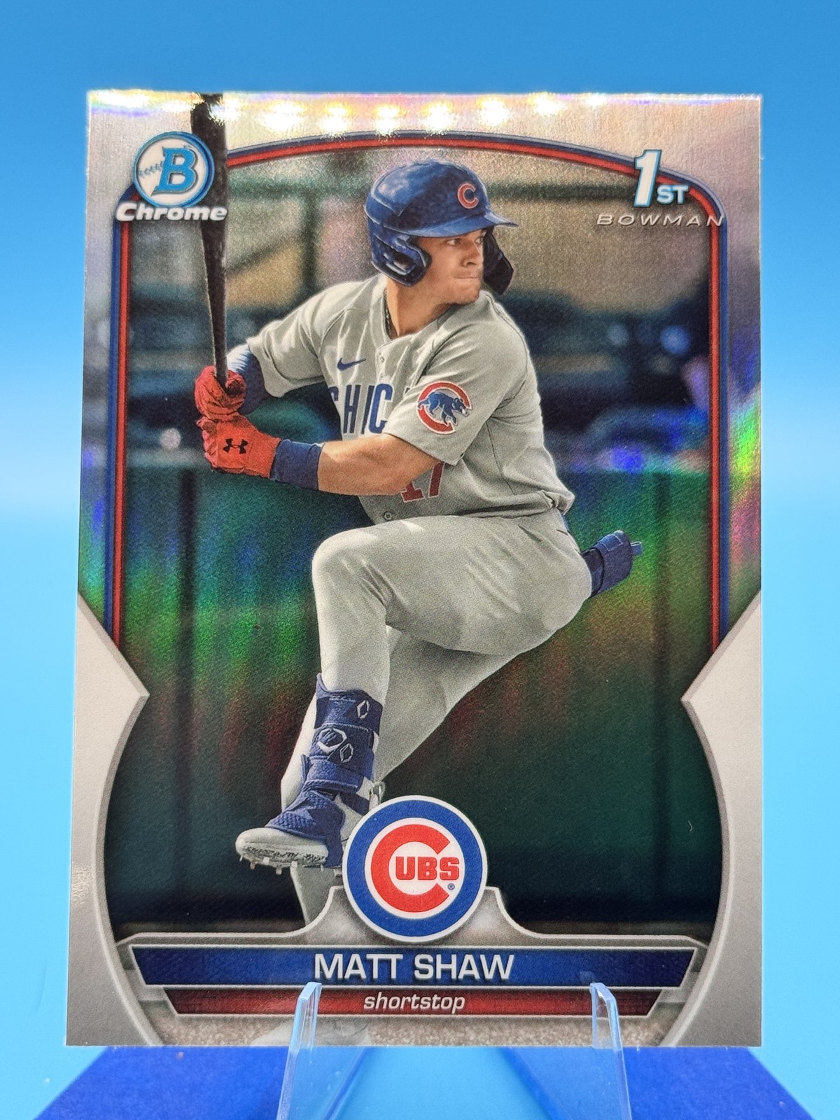 2023 Bowman Draft #BDC-33 Matt Shaw Chrome Refractor