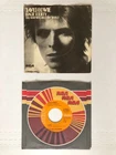 DAVID BOWIE Lot of 2 vinyl 45 single-Space Oddity/Man Who Sold World w/PS-Fame