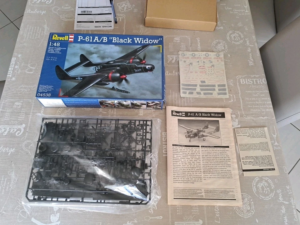 P-61A/B Black Widow Revell 1/48 As New - Immagine 2 di 4