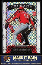 Tony Santillan 2022 Panini Chronicles Crusade Building Blocks #10 Reds Rookie RC
