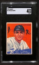 1934 Goudey #14 Willie Kamm  SGC 4 VGEX C104140