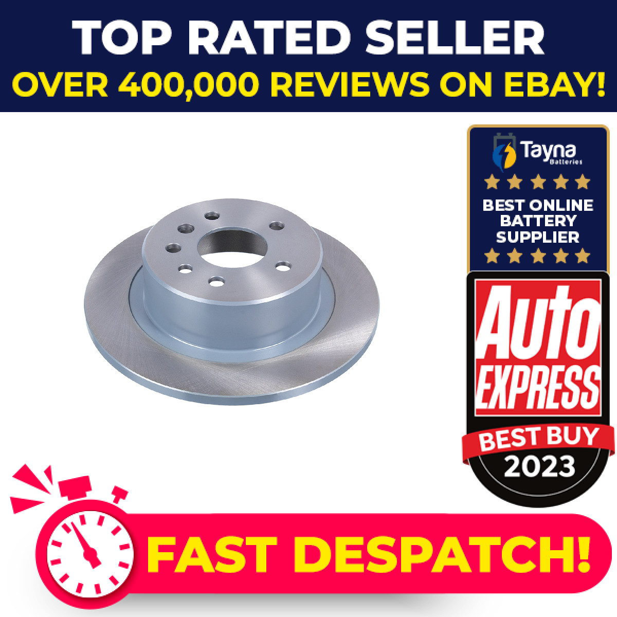 2x Brake Discs Pair Solid fits VAUXHALL OMEGA B 2.2 Rear 94 to 03 286mm Set New