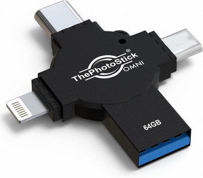   Omni X - 64GB - Secure Photo & Video Backup and Transfer | Digital File Organi