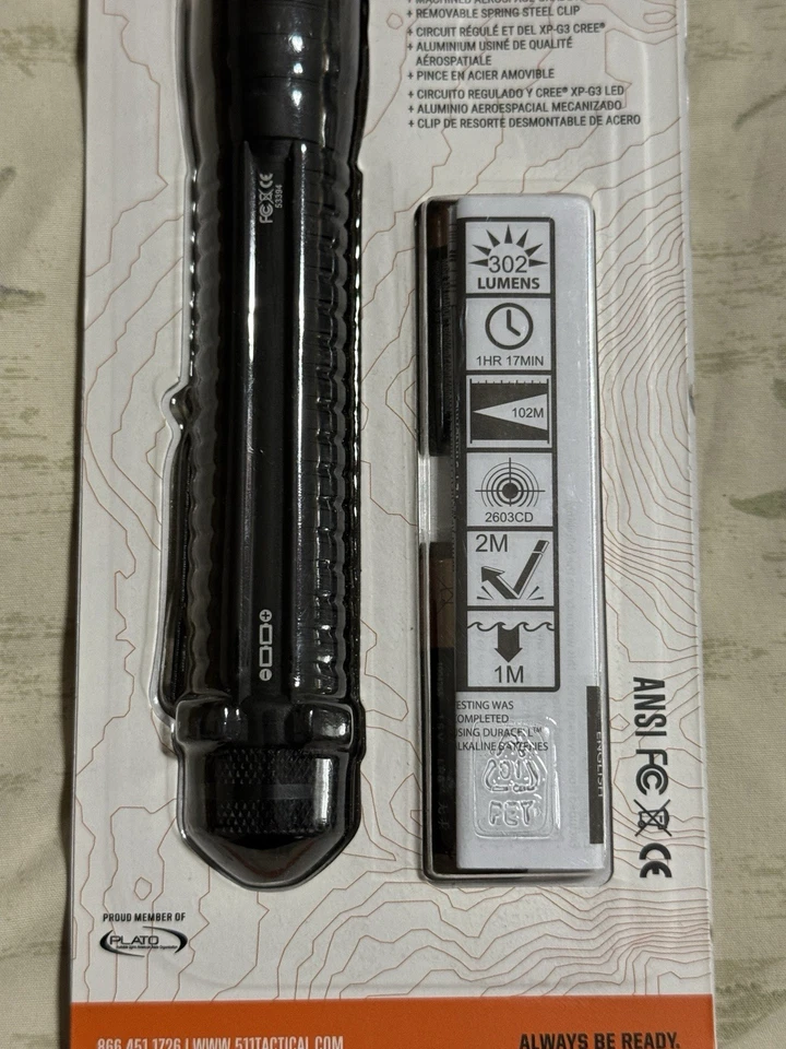Linterna rápida táctica 5.11 2AA luz táctica artículo 53394 Foto 2 de 4