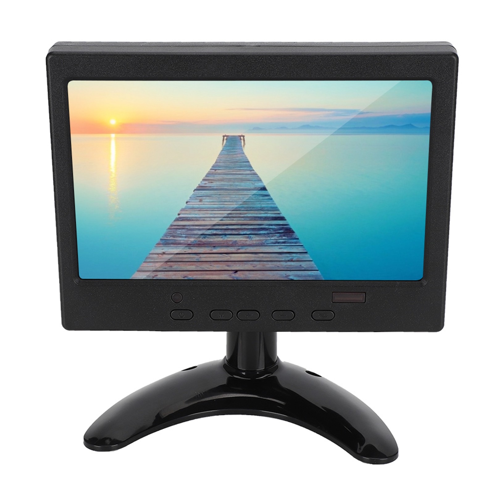 7in 1024x600 Resolution 16:9 Multifunction Display Monitor For / VGA / AV