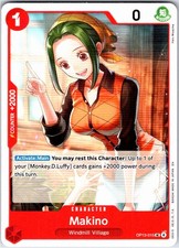 MAKINO - OP13-015 - UNCOMMON - CARRYING ON HIS WILL - ONE PIECE - NM