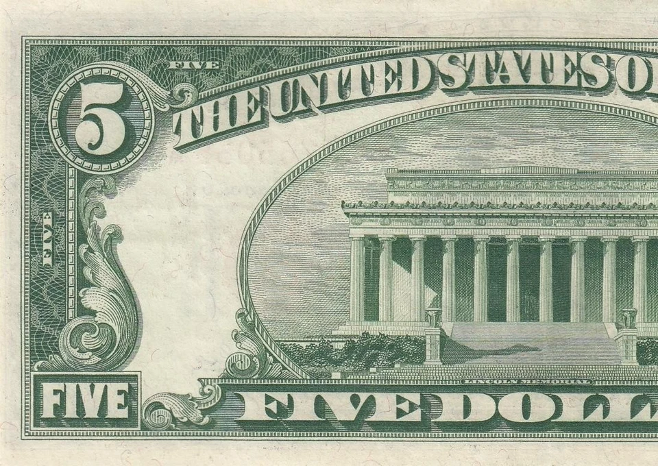 1953 UNITED STATES NOTE FIVE DOLLARS $5 "A" (( GEM UNC )) - Image 4 of 4