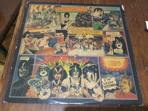 KISS DESENMASCARADO UNMASKED VINYL  -Rare RECORD ARGENTINIAN SPANISH ORIGINAL