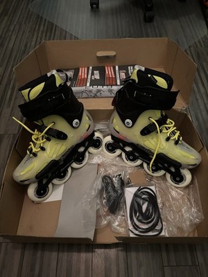 Rollerblade Twister X Inline Skates, Schwarz/Lime Größe 44,5