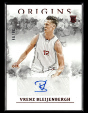 Vrenz Bleijenbergh 2021 Chronicles Draft Picks Origins Red Auto