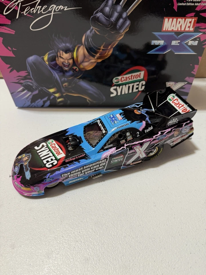 Coche divertido Mustang Tony Pedregon Castrol Syntec X-MEN 2003 1:24 Foto 2 de 4