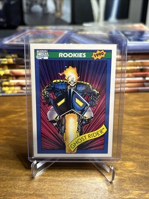 1990 Impel Marvel Universe Card #82 Ghost Rider Rookie - Rare Variant