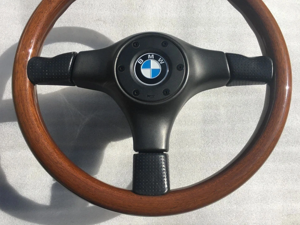 BMW E24 E28 E30 E32 E34 OEM Nardi Holzlenkrad - Bild 2 von 4