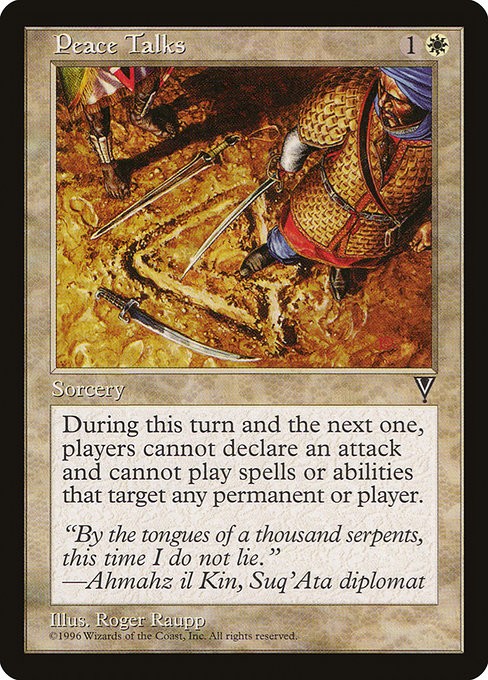 [MTG] Peace Talks (015) (VIS) HP-DMG