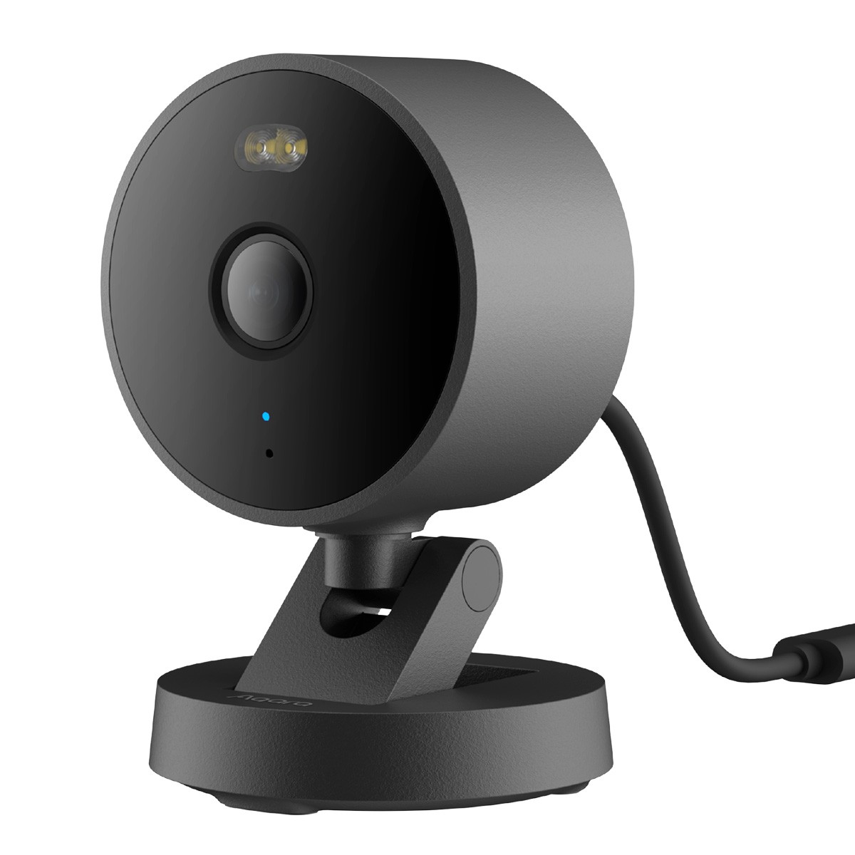 Caméra WiFi 2K Aqara noire pour surveiller la maison et les enfants à distance