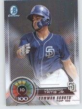 2018 Bowman #BTP-10 Fernando Tatis Jr. Bowman Chrome Scouts' Top 100