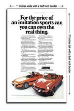 1976 Fiat X1 9 And 124 Spider Own The Real Thing - 11x17 Poster