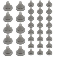 Opfiue 50 PCS Silicone Shower Head Nozzles,Replace Parts 50 PCS, Gray