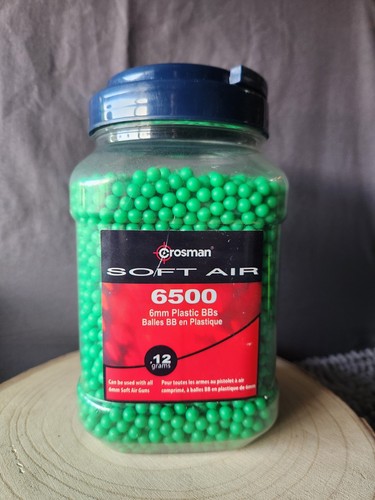 New Crosman 6500 Soft Air 6mm Plastic BB Green Ammo .12 Grams