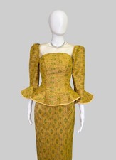 Khmer Traditional Outfit / Cambodian Clothes - 2 Piece, Khmer Shirt  Skirt