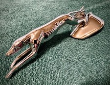 Vintage 1934 Ford Greyhound Hood Ornament Chrome Radiator Cap Coupe Sedan 1933