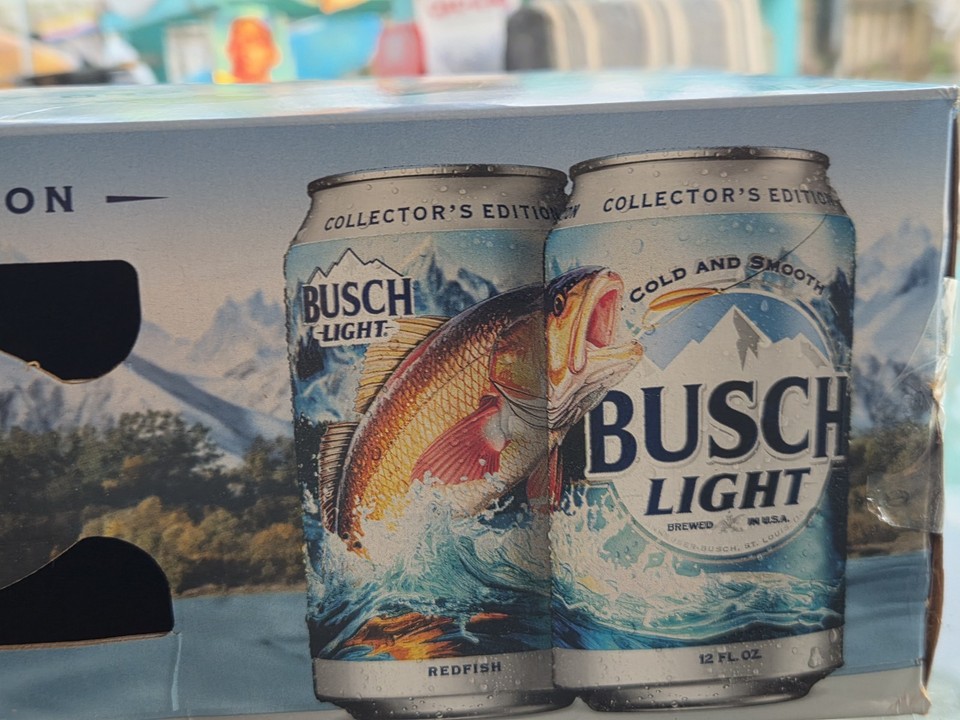 2026 Busch Light 24 FISHING Pack Empty Beer Can Box COLLECTOR'S LIMITED ...