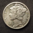 1935 **P** MERCURY SILVER DIME **NICE   ** FREE SHIPPING! C0587