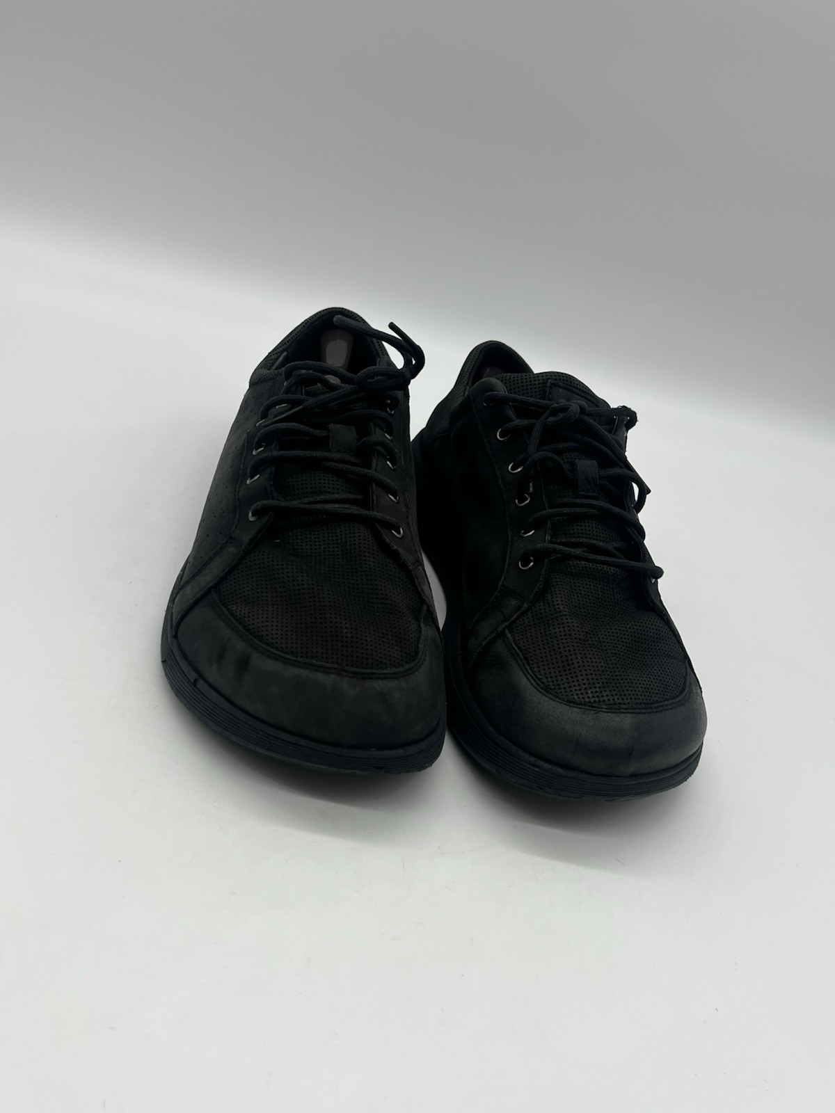 Altra Cayd Men's Size 13 Black Leather Lace Up Casual Zero Drop Shoes Sneakers.