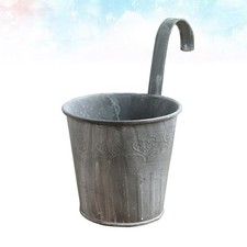  1 Pc Chic Suspendu Seau De Fer Pot De Fleur Créative Jardinière Panier