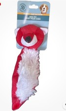 Dog Toy - Red With White Fox-Brand New-
