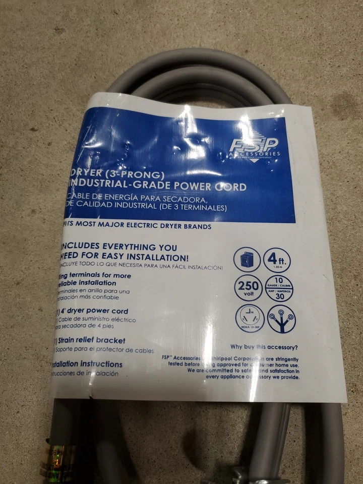 Cable de alimentación, industrial, 3 clavijas Foto 2 de 3