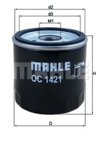 Mahle ÖLfilter Oelfilter Oil Filter Oc 1421