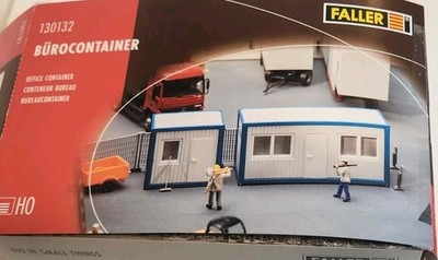 Faller HO Scale 130132 Modular Office Container Set Kit New