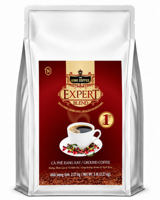 TNI King Coffee Expert Blend #1 Ground Coffee 5 Pounds Premium Vietnamese Roast