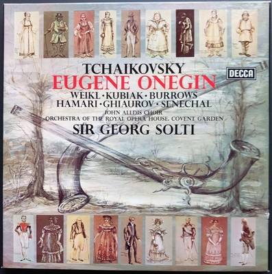 Tchaikovsky - Eugene Onegin, SOLTI, 3 LP Box, Decca SET 596/8, STEREO
