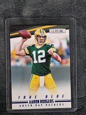 Aaron Rodgers 2012 Rookies And Stars True Blue Insert Card