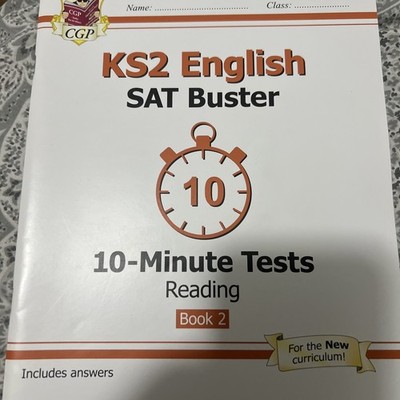 New KS2 English SAT Buster 10-Minute Tests: Reading - Book 2 (fo... by CGP Books