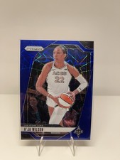 2024 Panini Prizm WNBA A'Ja Wilson Blue Velocity #86 Las Vegas Aces