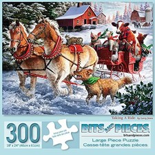 Bits and Pieces   300 Piece Jigsaw Puzzle for Adults   Taking A Ride - Horse ...