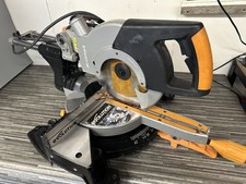 EVOLUTION RAGE 255MM SLIDING COMPOUND MITRE SAW FOR MULTIPURPOSE 110v